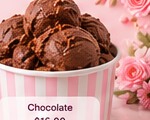 Chocolate serving illustration